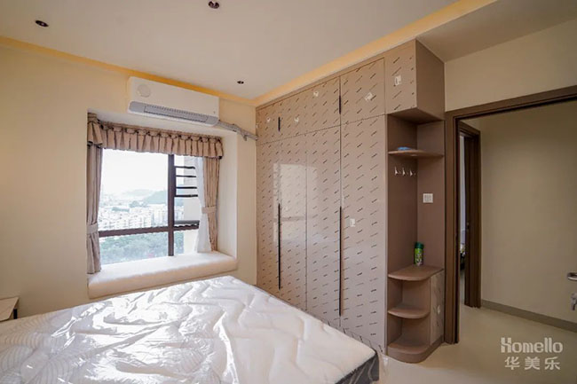 103㎡奶油風(fēng),繁華鬧市中一處明亮溫馨的居所